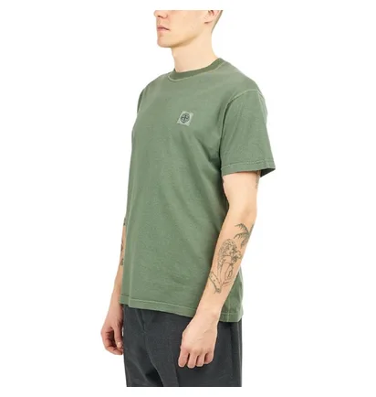 Stone Island Fissato DYE Treatment T-Shirt (Dunkelgrün)