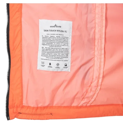 Stone Island Skin Touch Nylon-TC Packable Jacket (Orange)