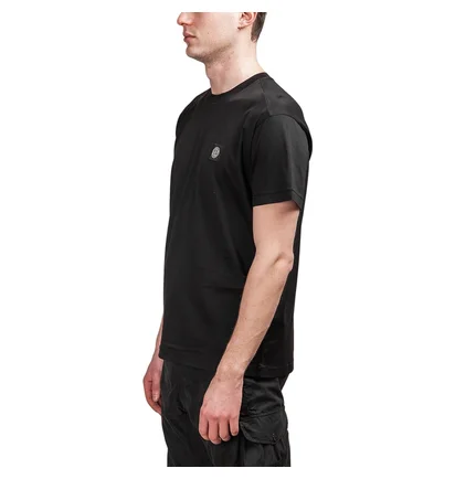 Stone Island Small Logo Patch T-Shirt (Schwarz)