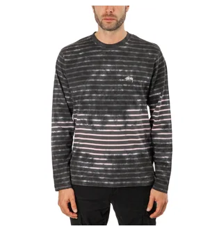 Stüssy Bleach Stripe L/S (Grau)