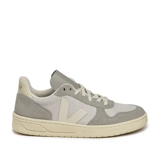 Veja V-10 Alveomesh (Weiß / Grau)