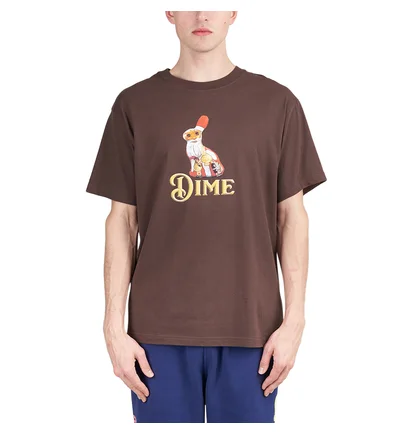 Dime Santa Bunny T-Shirt (Braun)