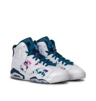 Air Jordan 6 Retro GS (Weiß / Pink)