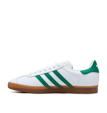 adidas Gazelle (Weiß / Grün / Gum)