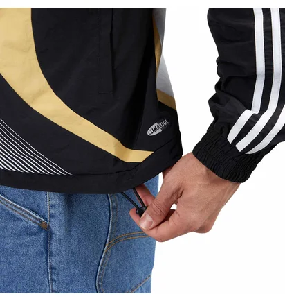 adidas x NTS TG Track Top (Schwarz / Weiß / Gold)
