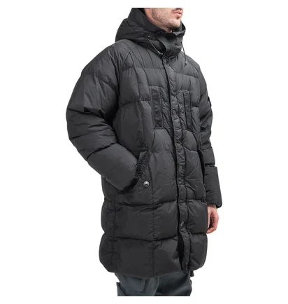 Stone Island Garment Dyed Crinkle Down Jacket (Schwarz)