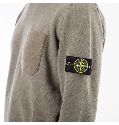 Stone Island Knitwear Sweat Shirt (Olive)