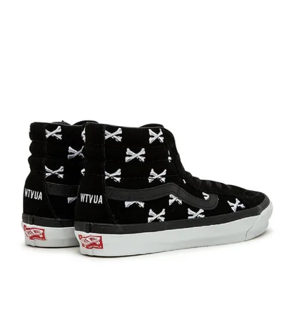 Vans Vault X WTAPS OG Sk8-Hi LX (Schwarz / Weiß)