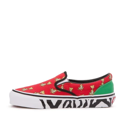 Vans x Aries OG Classic Slip-On (Rot)