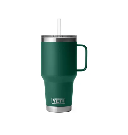Yeti Rambler Straw Mug 35oz (1035ml) (Dunkelgrün)