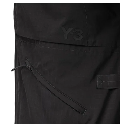 adidas Y-3 Classic Light Ripstop Hooded Windbreaker (Schwarz)