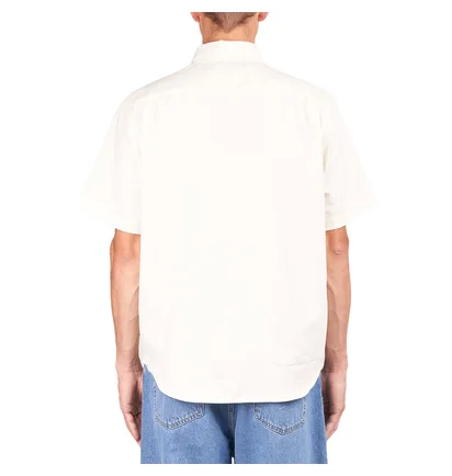 by Parra Yoga Balled Short Sleeve Shirt (Beige)