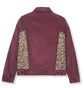 Brain Dead Leopard Contrast Trucker Jacket (Bordeaux)