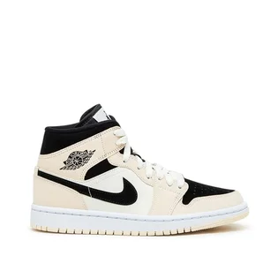 Air Jordan WMNS 1 Mid (Creme / Schwarz / Weiß)