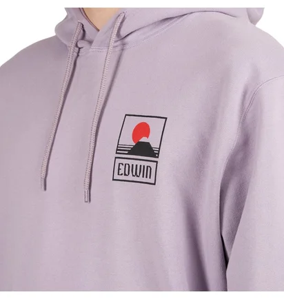 Edwin Sunset on MT Fuji Hoodie (Flieder)