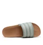 adidas Adilette (Silber / Mint / Braun)