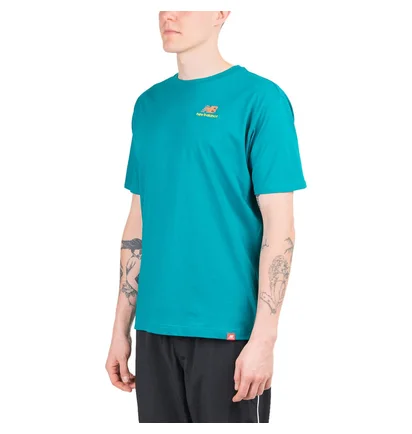 New Balance Essentials Embroidered T-Shirt (Türkis)