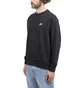 Nike Sportswear Club Men's French Terry Crew (Schwarz)