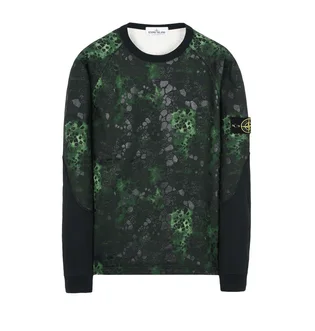 Stone Island Alligator Camo Sweat Shirt (Grün)