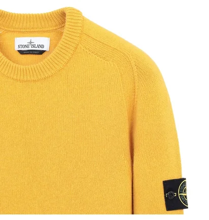 Stone Island Knitwear Sweat Shirt (Senfgelb)
