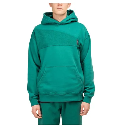 Brain Dead Logo Head Panel Hoodie (Blaugrün)