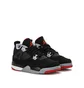 Air Jordan 4 Retro (PS) 'Black Cement' (Schwarz / Rot)