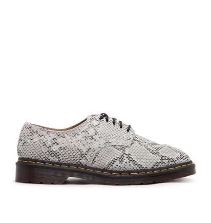Dr. Martens 2046 Python Print Suede (Beige / Schwarz)