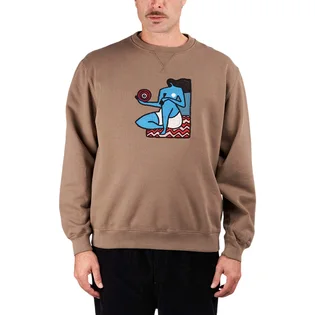 by Parra Future Visions Crew Neck Sweatshirt (Grau)