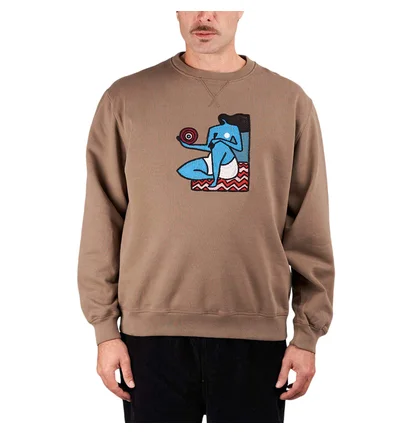 by Parra Future Visions Crew Neck Sweatshirt (Grau)