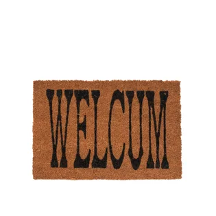 Carne Bollente Welcum Home Doormat (Braun / Schwarz)