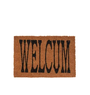 Carne Bollente Welcum Home Doormat (Braun / Schwarz)