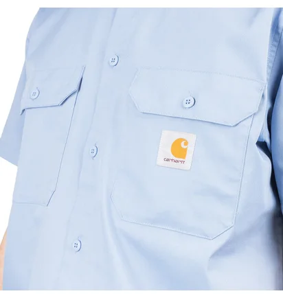 Carhartt WIP Master Short Sleeve Shirt (Blau)