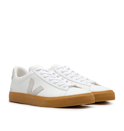 Veja Campo Chromefree Leather (Weiß / Grau)