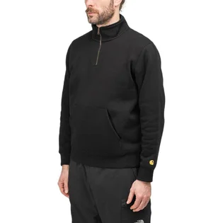Carhartt WIP Chase Neck Zip Sweatshirt (Schwarz / Gold)