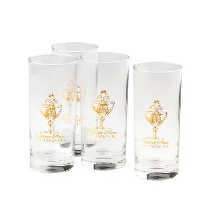 Carhartt WIP Carhartt Please Glass Set (Clear / Gold)