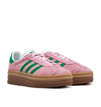 adidas WMNS Gazelle Bold (Rosa / Grün / Gum)