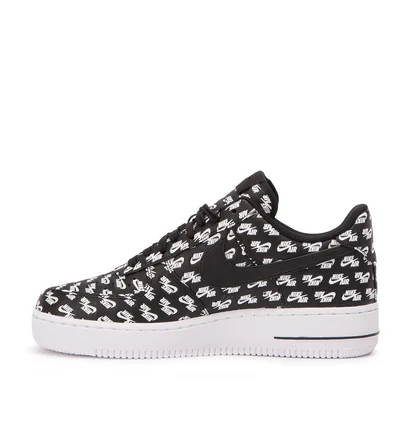 Nike Air Force 1 '07 Low QS 'Logos Pack' (Schwarz)