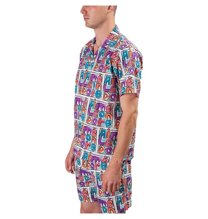 Aimé Leon Dore Crayon Print Leisure Shirt (Multi)
