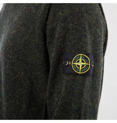 Stone Island Alpaca Crewneck (Oliv)