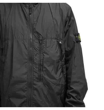 Stone Island Garment Dyed Crinkle Isolante Jacket (Schwarz)