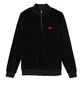 Stüssy Velours LS Zip Mock (Schwarz)