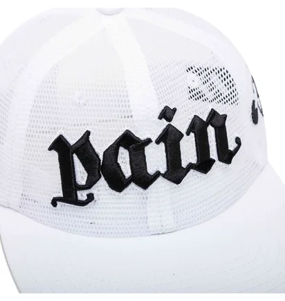 The Trilogy Tapes TTT Pain All-Over Mesh Trucker 6-Panel (Weiss)