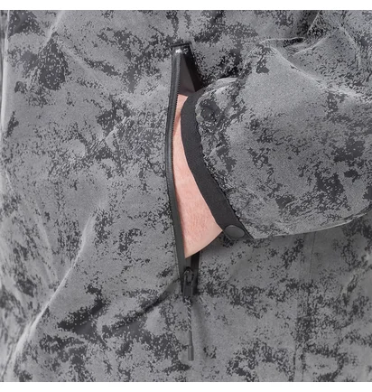 adidas Y-3 CH1 Distressed Reflective Jacket (Grau / Schwarz)