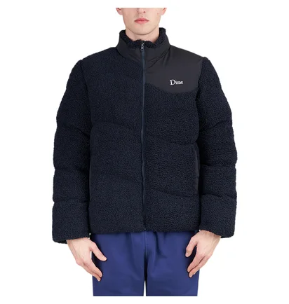 Dime Sherpa Puffer Jacket (Navy)