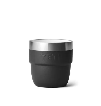 Yeti Rambler 4oz Stackable Cups (Schwarz / Silber)