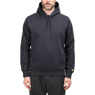 Carhartt WIP Hooded Chase Sweatshirt (Navy / Gold)