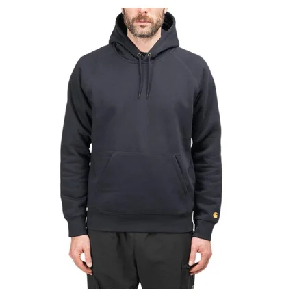 Carhartt WIP Hooded Chase Sweatshirt (Navy / Gold)