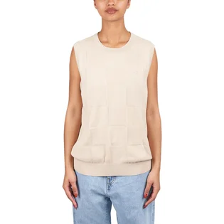 Carhartt WIP W' Checker Vest Sweater (Beige)