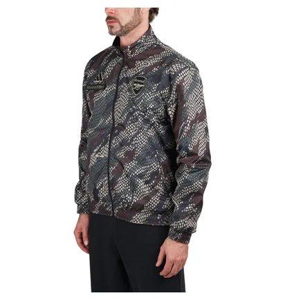 adidas x AFC x Maharishi Anthem Jacket (Schwarz / Hellgrün)