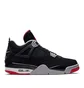 Air Jordan 4 Retro 'Black Cement' (Schwarz / Rot)